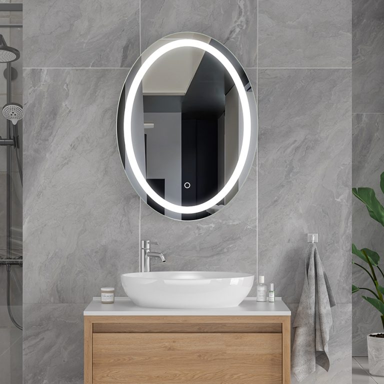 Oval LED Bathroom Mirror