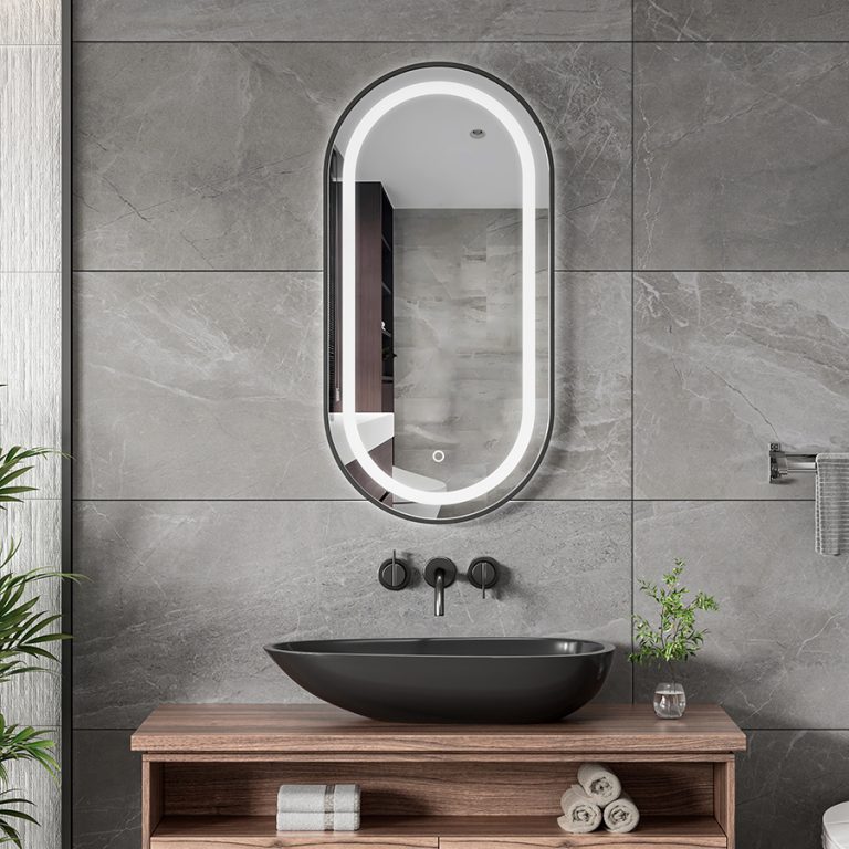 Capsule LED Bathroom Mirror