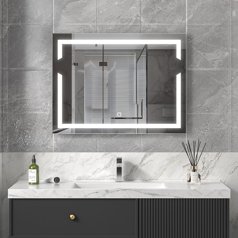 Triple Light Bathroom Mirror