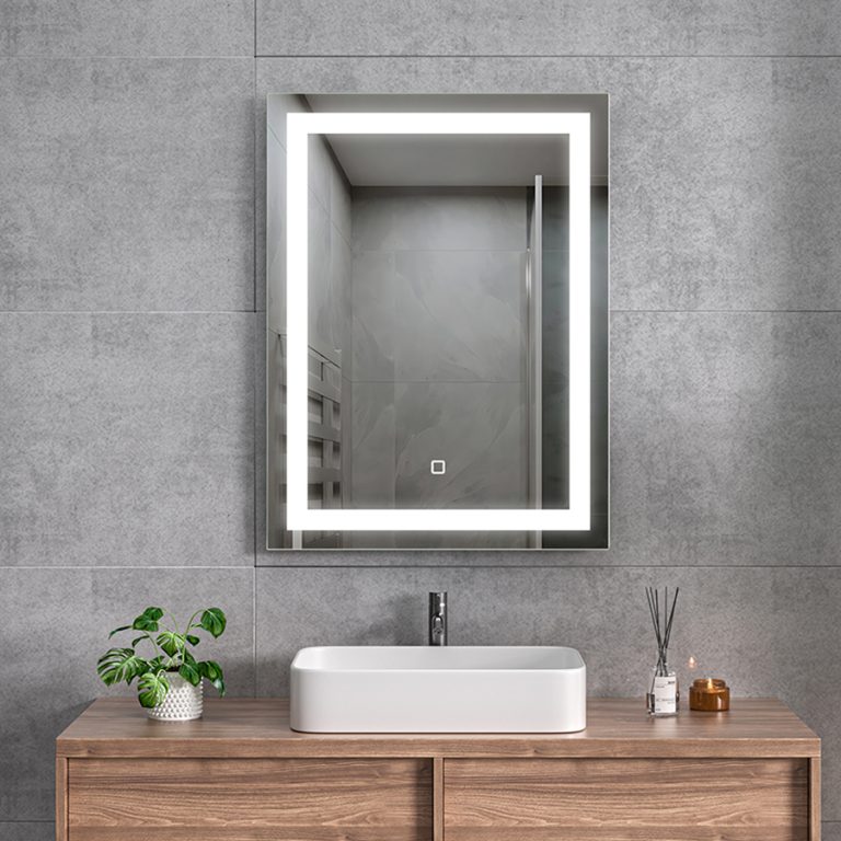 Full Border LED Bathroom Mirror