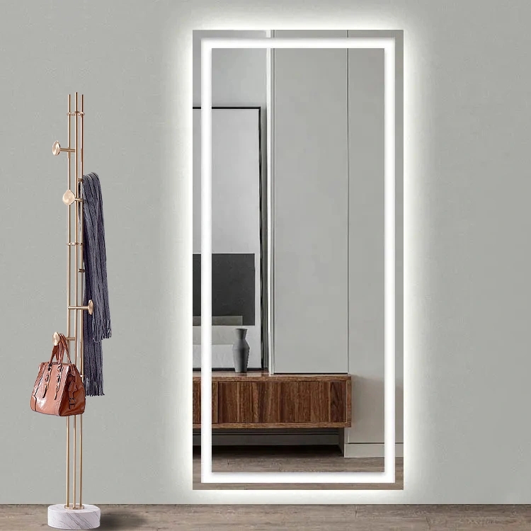 Rectangular Backlit Full Length Mirror