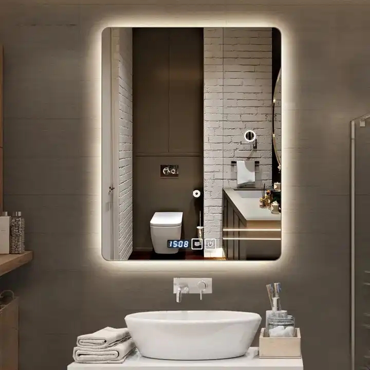 Ambient Light Bathroom Mirror