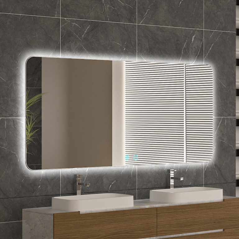 Double Vanity LED Mirror