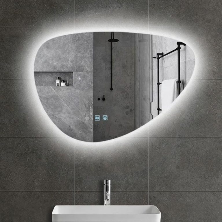 Irregular Shaped LED Bathroom Mirror