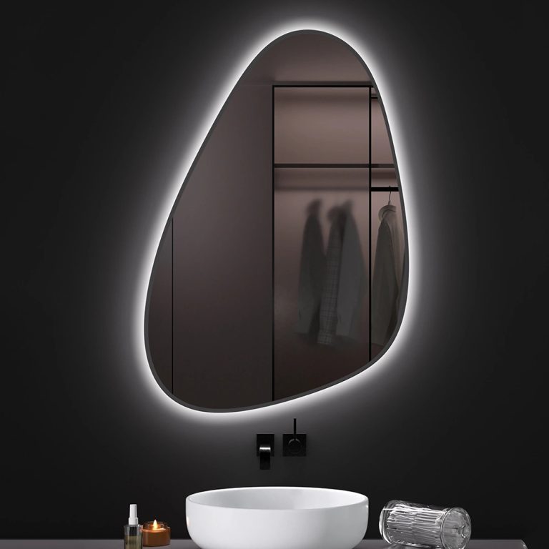 Organic Shape LED Bathroom Mirror