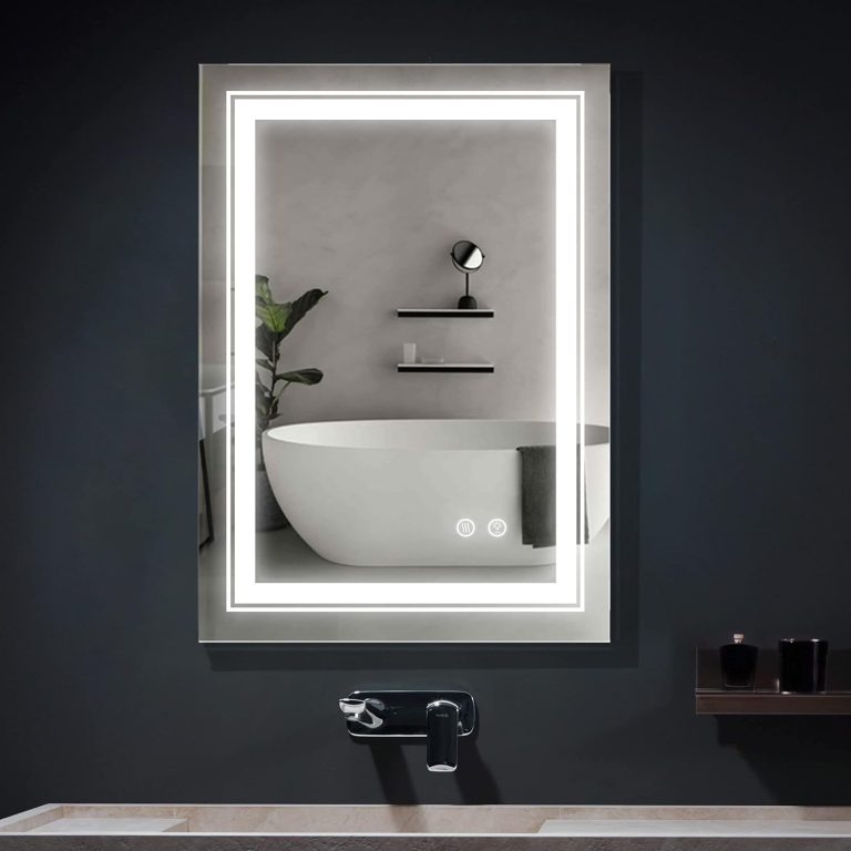 custom led bathroom mirror for hotel project