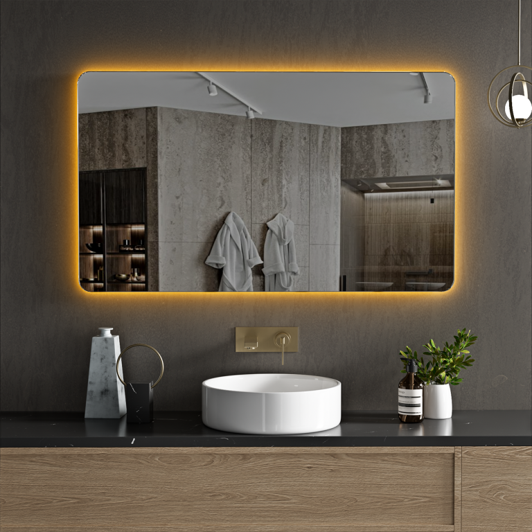 Rectangular LED Bathroom Mirror