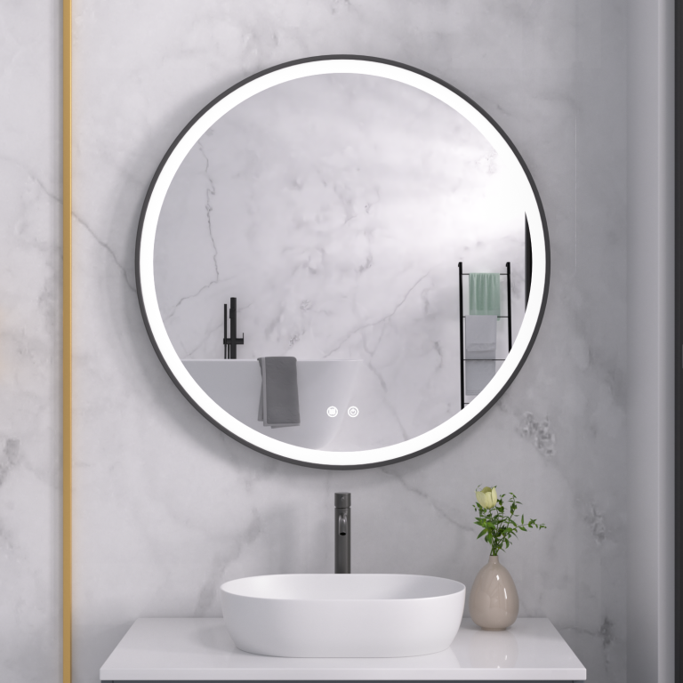 Slim Frame LED Bathroom Mirror