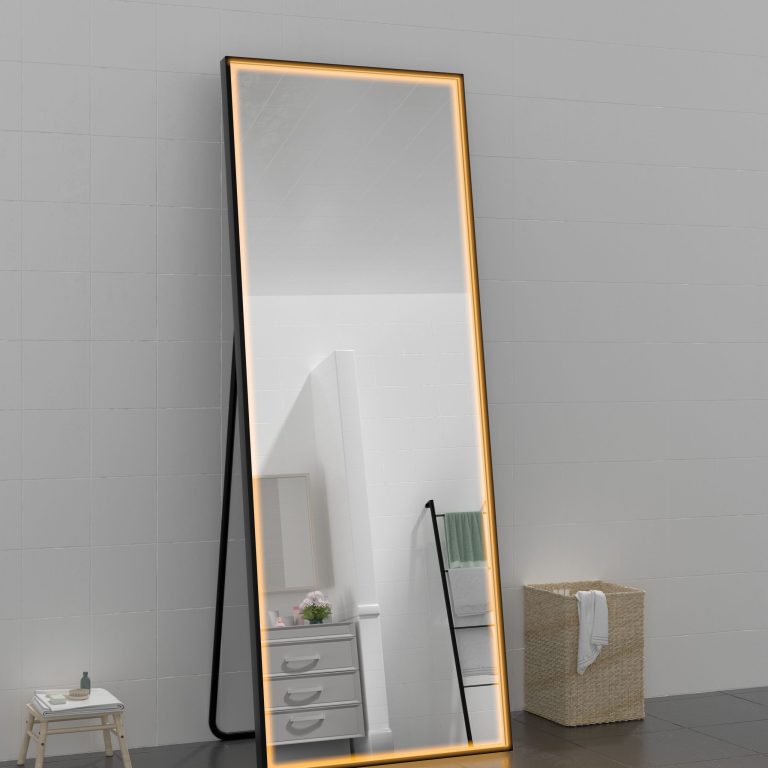 Gold Frame Floor Mirror