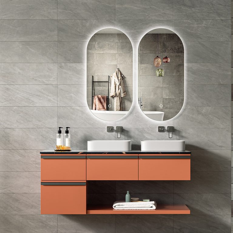 Bathroom Vanity with Open Storage