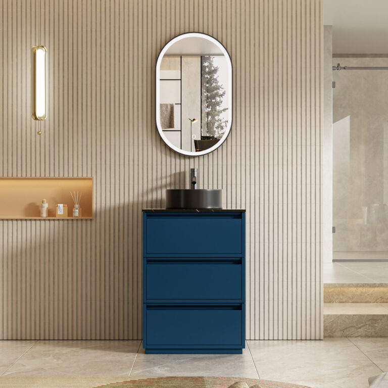 Small Freestanding Bathroom Vanity with Sink