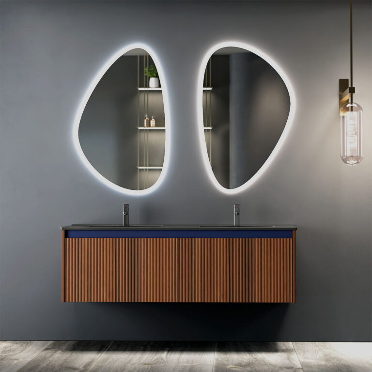 Double Sink Floating Bathroom Vanity