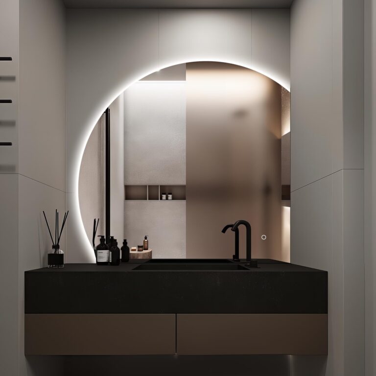 Arch Top Bathroom Mirror
